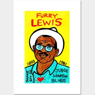 Furry Lewis Posters and Art